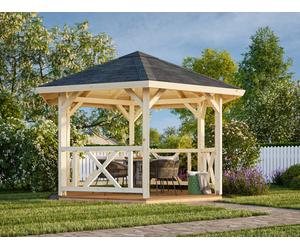 Betty S (9.9m2) Hexagonal Garden Gazebo