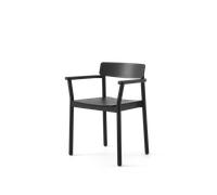 Betty TK10 Dining Chair With Armrest Black
