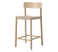 Betty TK12 oak natural webbing bar stool 65 cm Oak