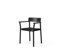 Betty TK9 Dining Chair With Armrest Black