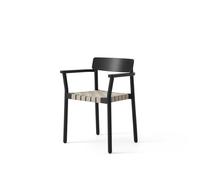 Betty TK9 Dining Chair With Armrests Black/ Natural