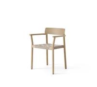Betty TK9 Dining Chair With Armrests Oak/Natural