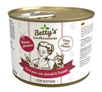 Betty's Country Kitchen Can For Cat - Pure Beef & Flaxseed Oil 6 X 200G