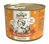 Betty's Country Kitchen Cat Food Can - with Duck & Taurine 6 x 200g (21.58€/kg)