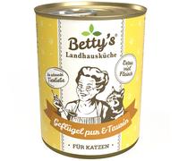 Bettys Landhausküche Can for Cat - With Poultry & Taurine 6 X 400g (14,96 €/ KG)