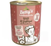 Betty's Country Kitchen Dog Food Can - Wild & Poultry 6 x 400g (15.79€/kg)
