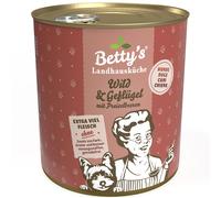 Betty's Country Kitchen Dog Food Can - Wild & Poultry 6 x 800g (10.40€/kg)