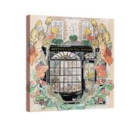 Bettys In Full Bloom Canvas Print Claire Louise Multi W16 inch x H16 inch