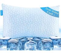 BETU Cooling Pillows for Hot Sleeping, Shredded Memory Foam Pillows Standard Size Set of 1,Adjustable Soft & Firm Gel Bed Pillow for Side, Back, Stomach Sleepers (Standard, 4, count)