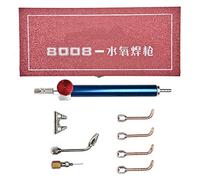 Betued Jewellery Welding Processing Tool, U Shape Seat Torch Tip, Soldering Gun with 5 Tips for Oxygen Cylinders
