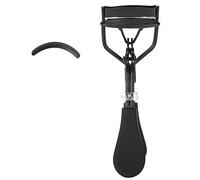 Betued Stainless Steel Eyelash Curler, Black, Includes Silicone Pad & Eyelash Curler