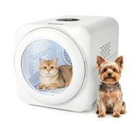 Betulabulo Automatic Pet Dryer Box, 360° Airflow Cat Dryer, Ultra Quiet, Temperature Control, Adjustable Wind Speed, 3 Million Negative Ions, 65L Large Capacity for Cats & Small Dogs