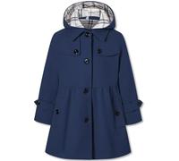 Betusline Girls' Dress Coat, Kids Hoodie Wool Blend Coats Fall Winter Outerwear Peacoat,2-14 Years, 3# Navy Blue, 9-10 Años