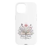 Between Books And Blooms Book Lover Reader Wildflowers Case for iPhone 15
