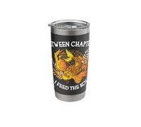 Between Chapters I Feed The Koi Funny Book Lover Stainless Steel Insulated Tumbler