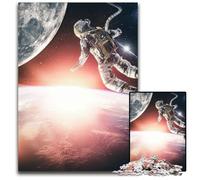 Between Earth And Moon Jigsaw Puzzles 1000 Pieces for Adults Puzzles for Adults Creative Family Game & Home Decor for Teenagers 1000 PCS(75x50cm)