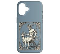 Between Mischief and Menace Demonic Illustration Case for iPhone 16