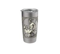 Between Mischief and Menace Demonic Illustration Stainless Steel Insulated Tumbler
