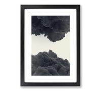 Between The Clouds Framed Print | A2 Black Framed Wall Art | Ready to Hang | Modern Landscape Picture | Living Room Bedroom Lounge Office