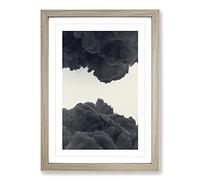 Between The Clouds Framed Print | A2 Oak Framed Wall Art | Ready to Hang | Modern Landscape Picture | Living Room Bedroom Lounge Office