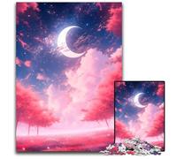 Between The Pink Trees Jigsaw Puzzle 1000 Pieces Puzzles for Adults Perfect Home Or Office Decor Ideal 1000 PCS(38x26cm)
