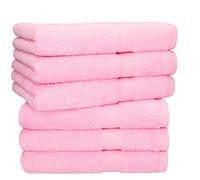 Betz 6 piece Hand Towel Set PALERMO Size: 50x100 cm (rose)