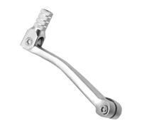 BEUAOCK 11MM Motorcycle CNC Aluminum Folding Gear Shift Lever Compatible with Kayo Apollo Bosuer 110/125/140/150/160/250cc Dirt Bike Pit Bike(Silver)