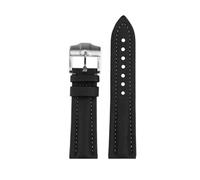 BEUAOCK Canvas WatchBand Compatible With AP CODE 11.59 Series 15210 26393 Nylon Canvas Watch Strap Accessories Bracelet Wristband 20mm 21mm 22mm(A black gray silver,22mm)