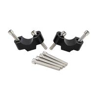 BEUAOCK Compatible With 28mm Handlebar Risers Clamp Height Up Adapter Compatible With Trident 660 2021-UP(Black)