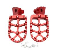 BEUAOCK Compatible With Sherco Factory 125 250 300 450 510 SEF SER SE-R SE-F SER125 SER250 SER300 Accessories Footrest Footpeg Foot Pegs Rests Pedal(Red Standard)