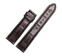 BEUAOCK Crocodile Strap Compatible With Longines Patek Philippe PP Calatrava 5227 5296 BREGUET Classique Bracelet Brown Watchband Belt(Dark Brown-no Buckle,20mm)