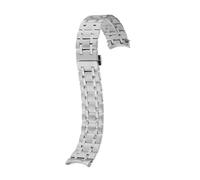 BEUAOCK Curve End Stainless Steel Bracelets Watch Strap Compatible With 1853 Tissot Tourelles T099 Steel Band Men T099407A 408A Metal Wristband(Silver)