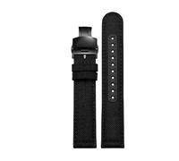 BEUAOCK Outdoor Sports Waterproof Nylon Canvas Strap Compatible With SRPC31J1 SRPC63J1 Series Watch Bracelet Hamilton Watchband 20mm 21mm 22mm(Black-black B,22mm)