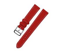 BEUAOCK Watch Accessories 16mm 17mm20mm Top Layer Leather Belt Compatible With Hermes Hour HH1.201 H210 H510 H501 Texture Watchbands(White Light Pur,17mm)