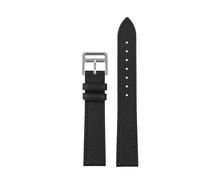 BEUAOCK Watch strap Compatible With Hermes H Leather Watchband HOUR Series Square Dial Thin Orange Comfortable Soft Cowhide bracelet 20mm(Black Silver,14mm)