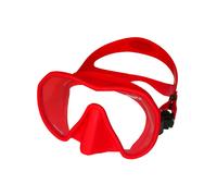 Beuchat Maxlux S Diving Mask for Narrow Face Shapes, Colour: Red