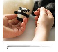 Beufee 100Pcs Felting Needles Wool Felting Tool, Needle Felting Needles DIY Wool Pin Felting Tools Set Handcraft Needle Felting Supplies(L)