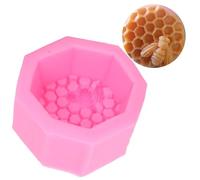 Beufee 2Pcs Bee Soap Molds, 3D Honeycomb Silicone Molds Silicone Soap Molds Soap Molds Silicone Shapes Animals Candle Mold for Homemade