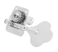 Beufee 2pcs Electric Bass Tuning Peg,Open Machine Head String Tuning Key Peg Tuner for Electric Bass (Use left row)