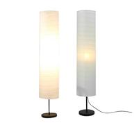 Beufee 2pcs Floor Lamp Shade for Living Room Modern, Rice Paper Floor Lamp Shade, Foldable Reusable Floor Lampshade for Living Room Bedroom