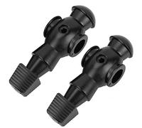 Beufee 2Pcs Foosball Replacement Players Set,Football Men Player Soccer Replacement for Most Standard Foosball Table (black)