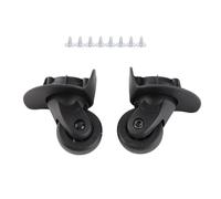 Beufee 2PCS Luggage Wheels Replacement, Mute Suitcase Casters A65 Universal Suitcase Wheel with Screws for DIY Repair (S)