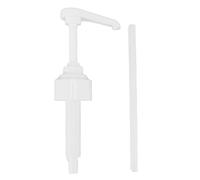 Beufee 2PCS Syrup Pump, Multipurpose Soap Oil Dispenser Pumps Set Drinks Measuring Pressure Head 8ml (White)