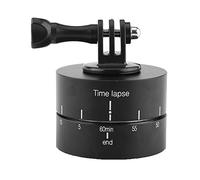 Beufee 360° Metal Rotating Tripod, 60 Minutes Panning, Black, 1/4" - 20 Thread, Camera Compatible