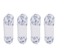 Beufee 4 Pairs Hockey Skate Laces, Waxed Shoe Laces Tip Preventing Snow Figure Shoelaces for Roller Skates Youth Junior Senior