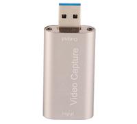 Beufee 4K Video Capture Card, Cam Link Card Game Capture Card Audio Capture Adapter To USB 3.0 Recording Capture Device for DVD/Camera Recording