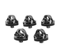 Beufee 5PCS D Ring Camera Screws, Unc 1/4 20 Thread Camera Neck Strap Screw Holder Quick Release Plate Mounting Screw Camera Screws