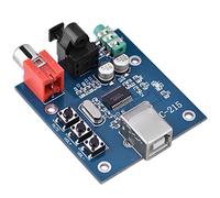 Beufee Decoder Board, PCM2704 USB DAC TO S/PDIF Sound Card Decoder Board Portable 3.5mm Analog Output F/PC Decoder Module for PC Laptop