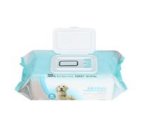 Beufee Dog Wipes, Cat Wipes Pet Wipes Dog Teeth Cleaning Wipes Cat Eye Wipes Dog Grooming Wipes Dog Bath Wipes Dog Body Wipes 100ct (Dog bath towel 100 pieces)