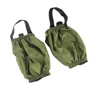 Beufee Gator for Hiking Boots, Lightweight Adjustable Leg Gaiters Polyester Fiber Ankle Gaiters Snow Boot Guard for Hiking Walking Climbing (Green)